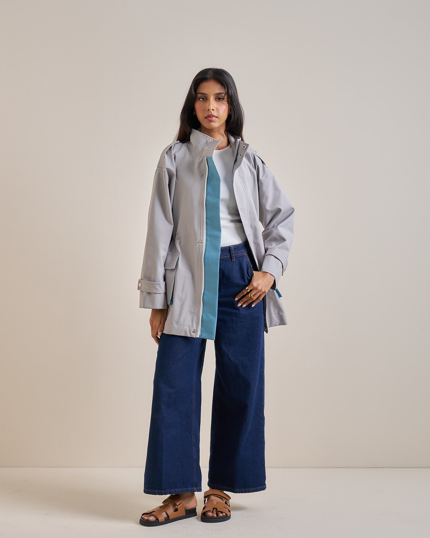 Two Tone Jacket (Blue)