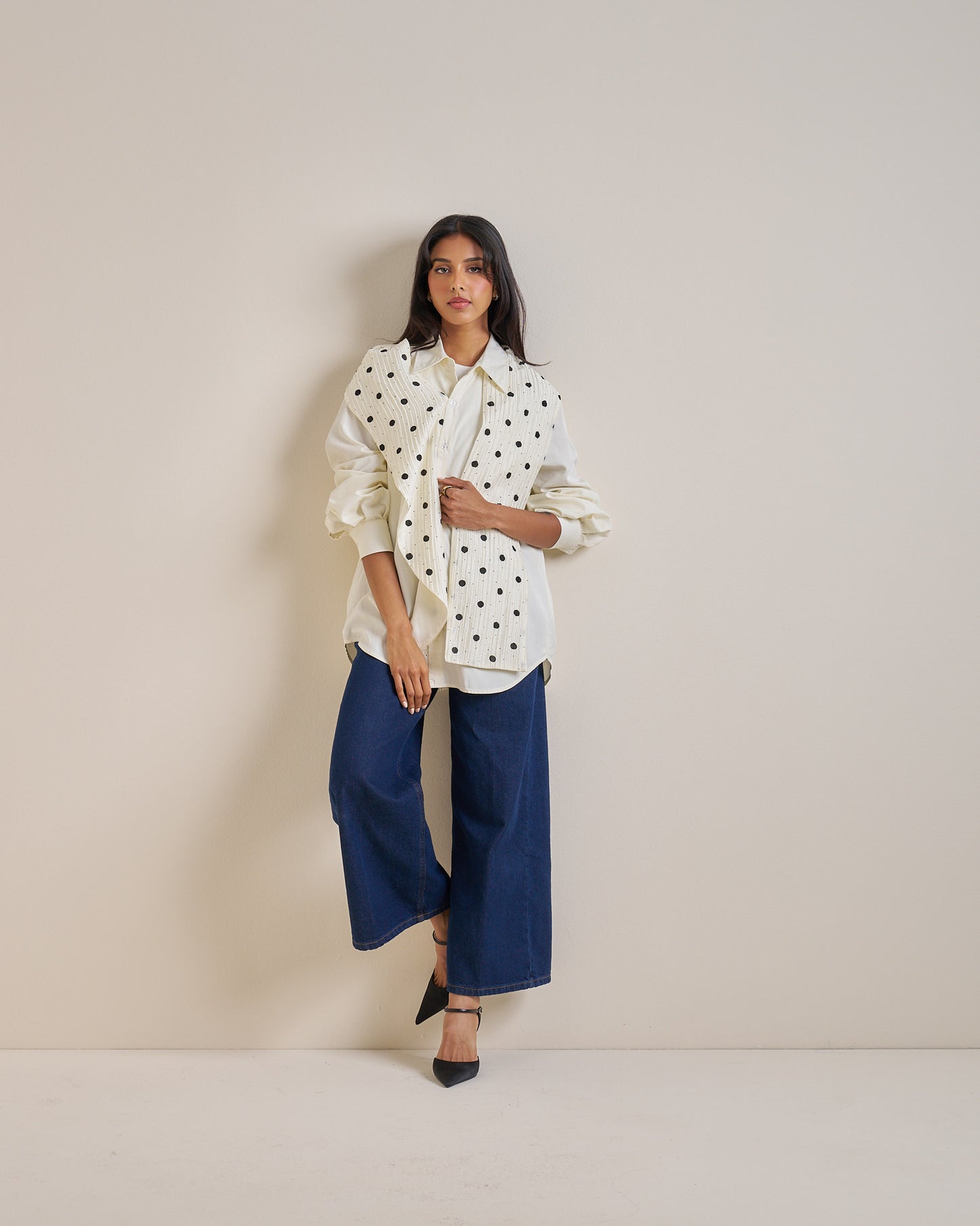 Polka dot shirt