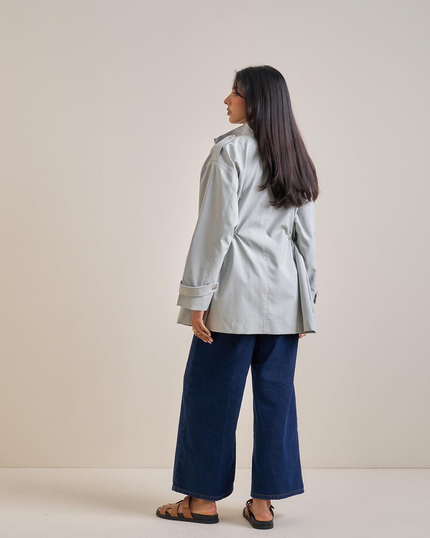 Two Tone Jacket ( Green )
